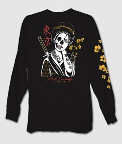 GEISHA SHAME MENS LONG SLEEVE T-SHIRT - tshirt-geisha